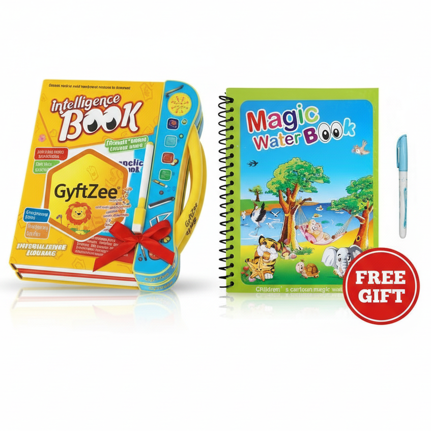 Intelligent Sound Book with FREE Pack of 3 Magic Water Books combo