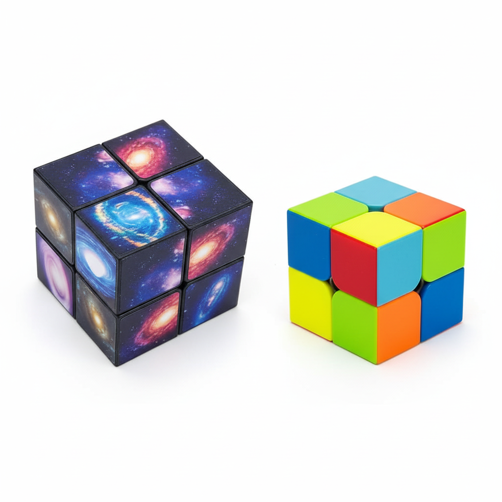Magnetic Magic Rubik Cube and 2x2 Cube Combo Pack