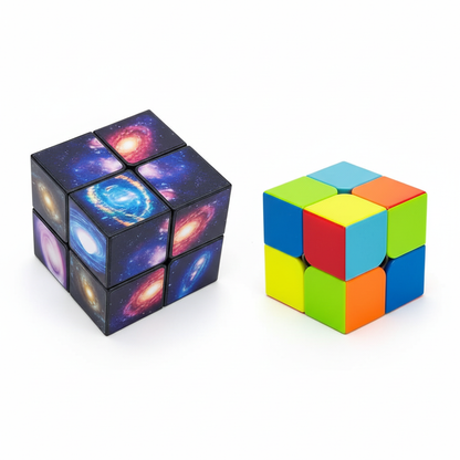 Magnetic Magic Rubik Cube and 2x2 Cube Combo Pack