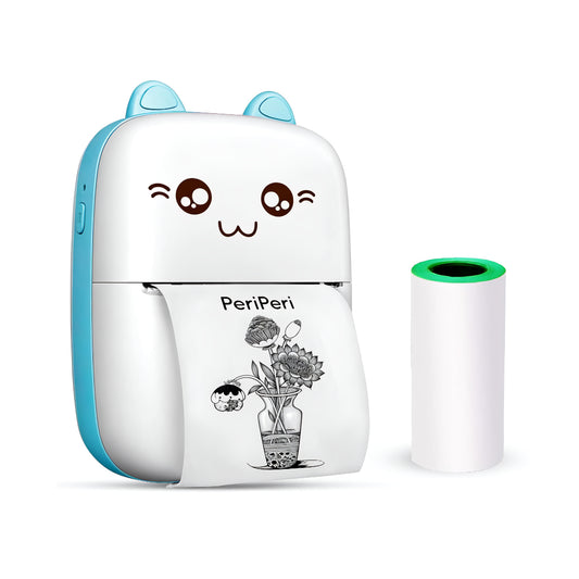 Mini Black & White Printer for Kids - Fun Learning & Creative Printing via App