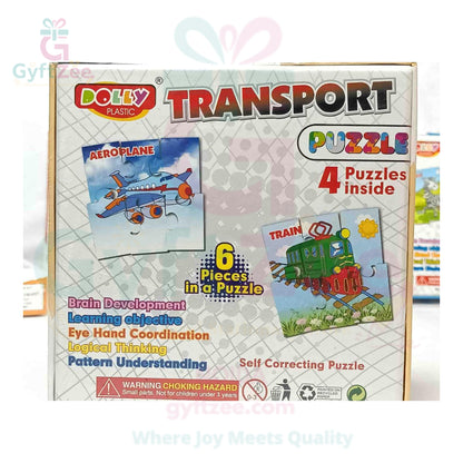 Pattern Understanding Puzzle for Kids 3+ | 6-Piece Puzzle & 4 Puzzles in Box