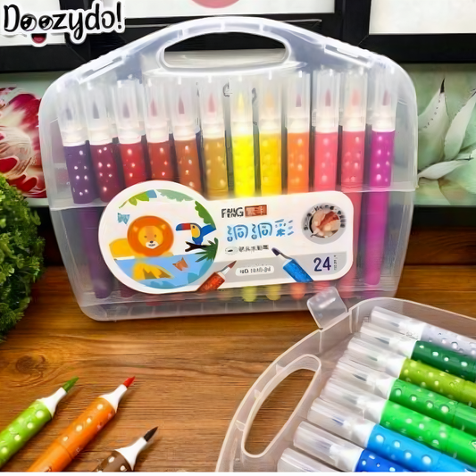 PEN COLOR 12 SHADE – Vibrant Non-Toxic Coloring Pens for Kids