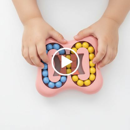 (Random Color) Spinning Bean Magic Cube  – Rotating Fidget Toy for Kids & Stress Relief