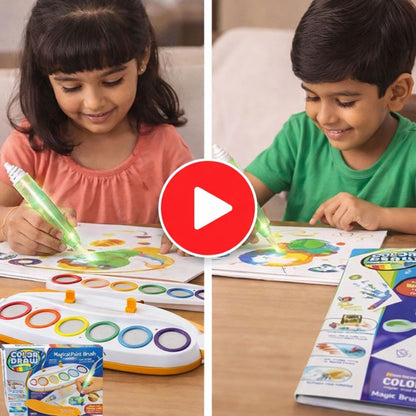 Magic Light Brush Painting Kit for Kids – Mess-Free Creative Art Toy
