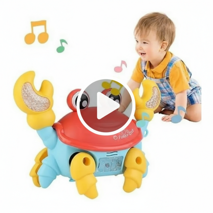 [Random color] Crawling Dancing Crab Reptile Musical | Interactive Toy