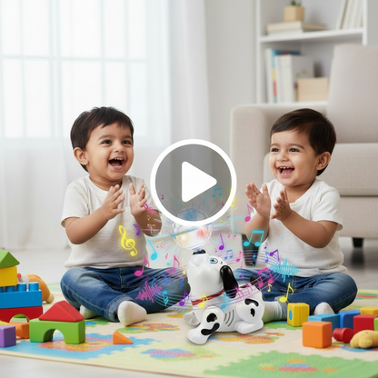 Dancing Dog, 360° Rotation, Lights & Sound [Kids 1-7 years]