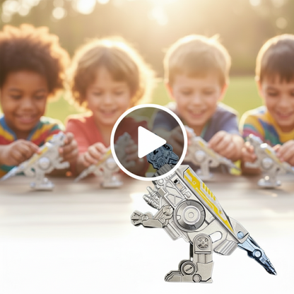 [Random color] Deformation Spinner Toy – Fidget Robot Wolf/Dinosaur/Leopard