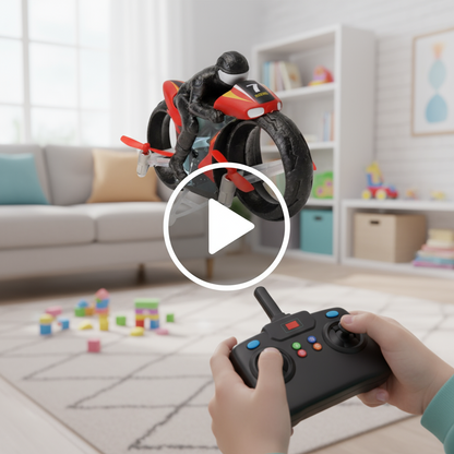 [Random color] Experience the Flying Bike Drone!