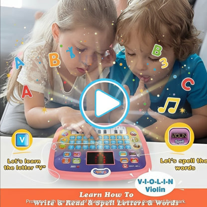 Educational English Letters & Words & Character Learning Sound Laptop for Kids