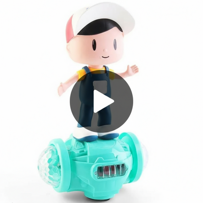 [Pack of 2 - Twins, Random Colors] Fashion Horse & Girl Musical Toy – Rotating Dancing | Lights & Sound