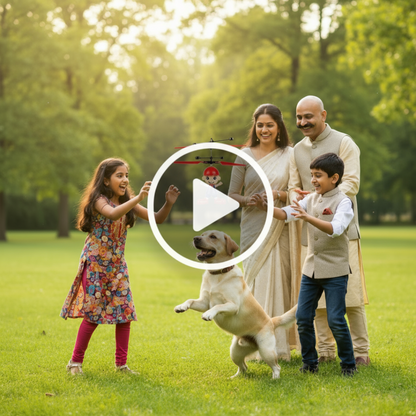 [Pack of 2 - Twins, Random Colors] Flying Hand Sensor Little Boy