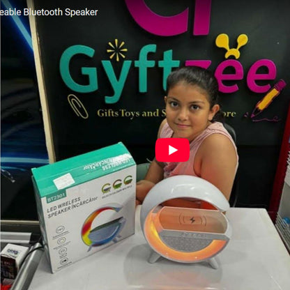 Rechargeable Google Shape Bluetooth Speaker| LED, FM, Wireless Mobile Charging