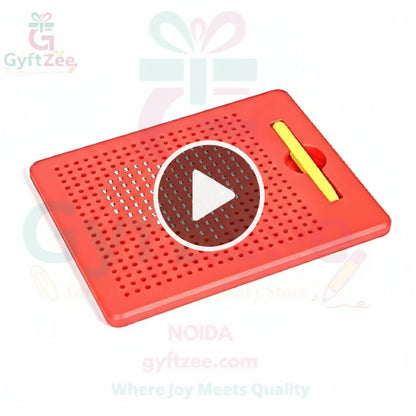 Mini Magnetic Drawing Pad with Pen – 380 Steel Beads | Kids