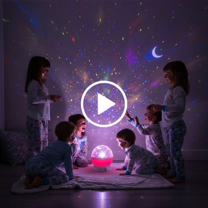 [Random Colors] Star Master Galaxy Night Projector Lamp - 360 Rotating Colorful Lights