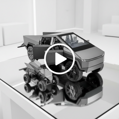 1:24 Tesla Cybertruck Pull Back Die-cast