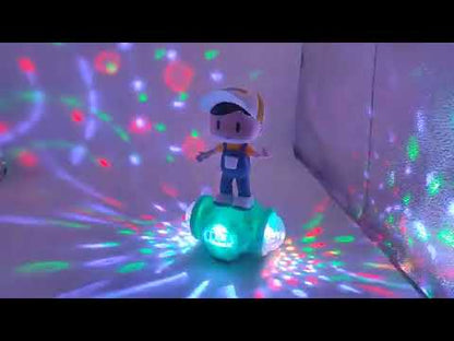 [Pack of 2 - Twins, Random Colors] Fashion Boy Musical Toy | Rotating Dancing | Lights & Sound