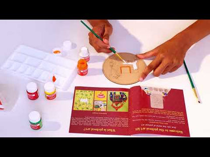 DIY Pichwai Art Kit for Kids Aged 5+ | Craft, Paint & Create Traditional Art