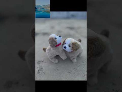 [Pack of 2 - Twins] Jumping, Fliping, Walking Battery-Operated Dog