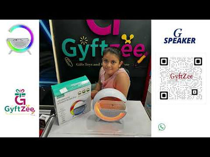 Google Rechargeable Bluetooth Speaker| LED Lamp, FM, Wireless Mobile Charging | Room Speaker
