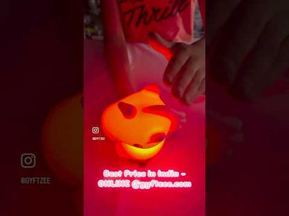 [Random Color] Silicone Pear Night Lamp | Touch-Control LED Light for Kids & Baby Gift