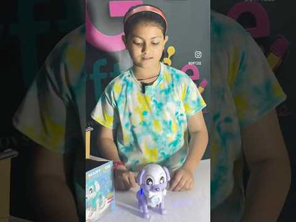 (Random color) Musical Walking Smart Dog Toy with Lights for Kids | Vibrant Colors & Sensory Fun (Age 1-5 Years)