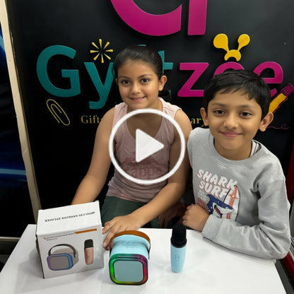 Portable Bluetooth Mini Karaoke Speaker | 1 Mic [Random color]