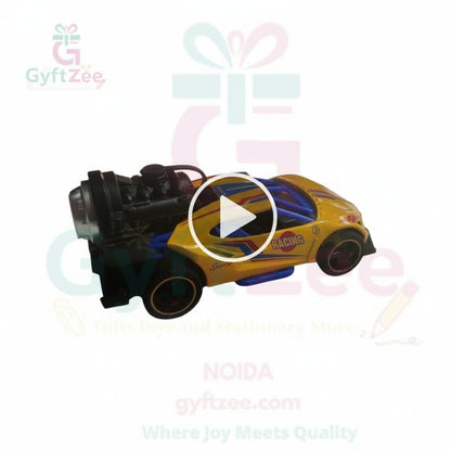 (Random color) Mini Metal Pull-Back RC | Smoke [Kids 3+ years]