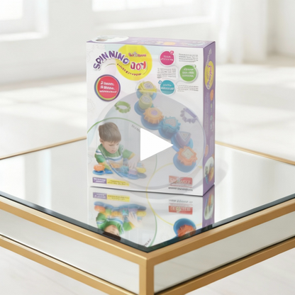 Spinning Joy | Shape Sorting & Gear Spinner Game [2-4 years]