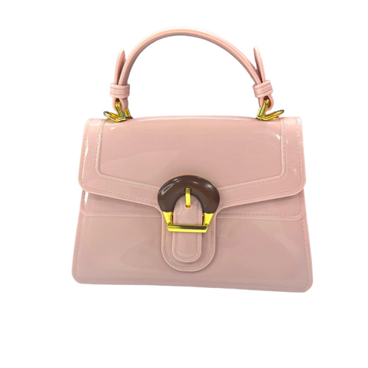 HIGH QUALITY, JELLY Colored Fashion Handbag Purses for Women | Top-Handle Bags & Ladies Crossbody Satchel (13x19x7 cm)