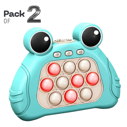 [Pack of 2 - Twins, Random Colors] Mini Fast Push Pop Interactive Game