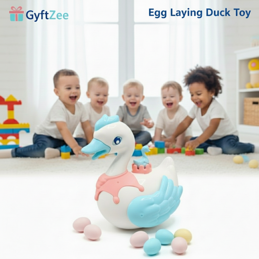 Egg-Laying Swan Toy – Interactive Musical Bird with Walking