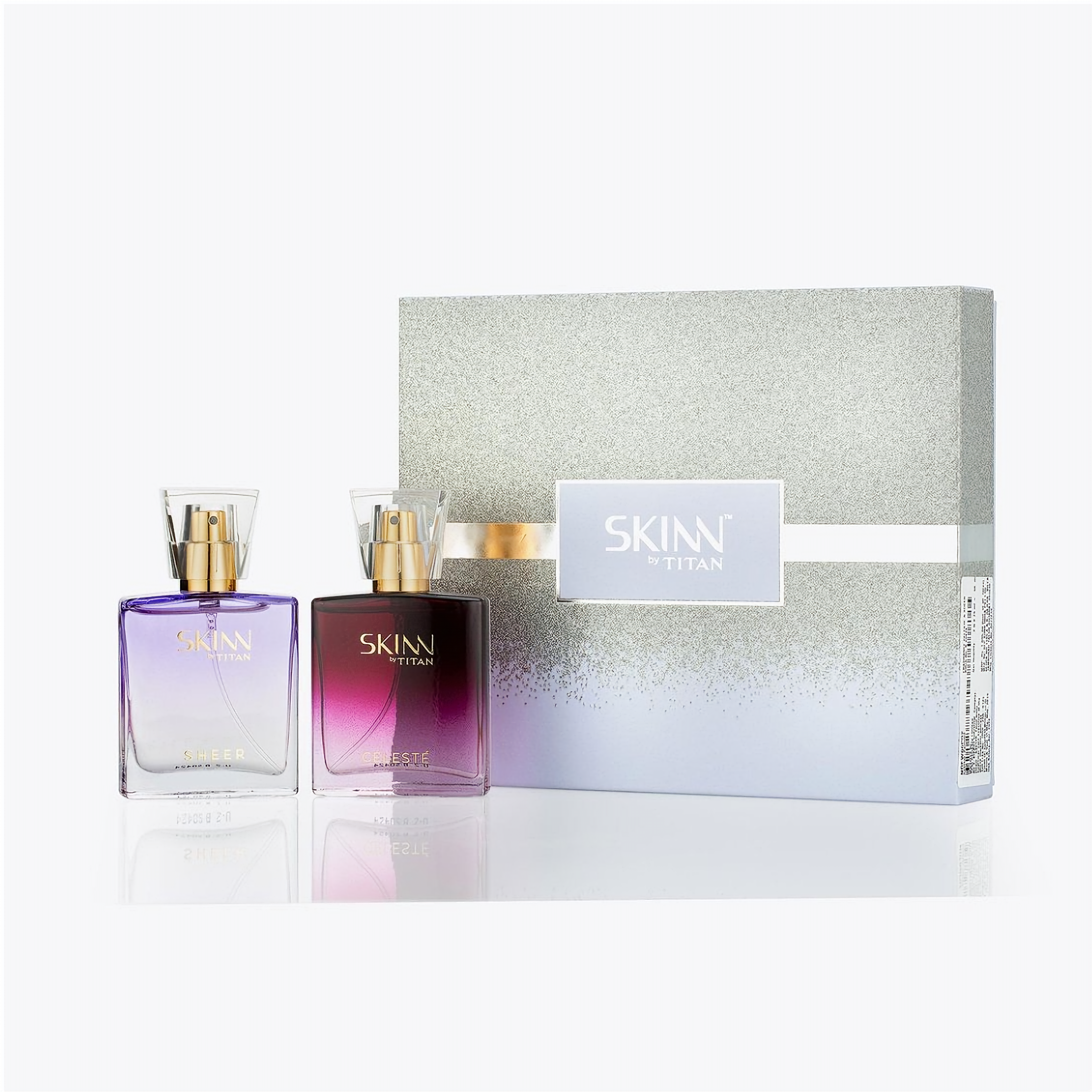 Titan Mini Combo (CELESTE and SHEER) - 25 mL Each | Perfume Duo for Women