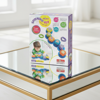 Spinning Joy – Shape Sorting & Gear Spinner Game