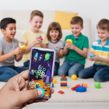 Handheld Water Bubble Ring Game – Classic Fun Stress relief (1 pcs)